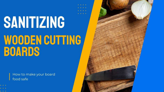 how to sanitize a wooden cutting board